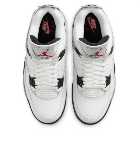 Air Jordan 4 Retro 'White Cement' 2025 FV5029-100 $170