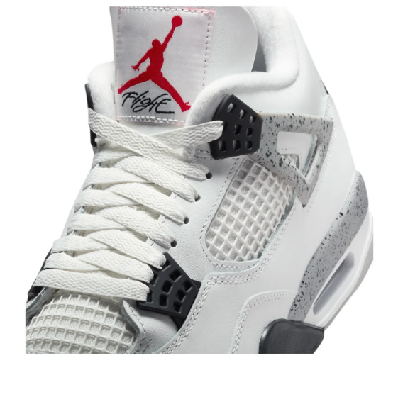 Air Jordan 4 Retro 'White Cement' 2025 FV5029-100 $170