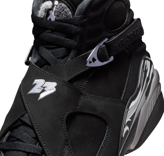 Air Jordan 8 Retro 'Black/White/LT Graphite'
