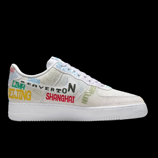 Nike Air Force 1 '07 LV8 'White/White/Multi-Color'