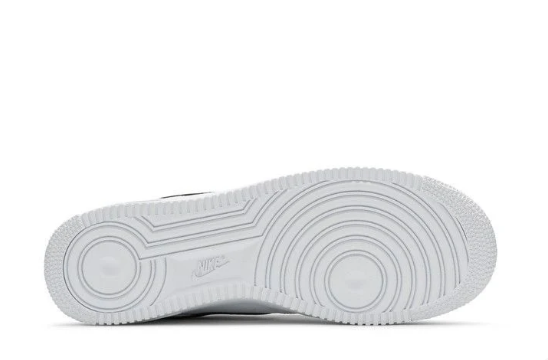 Nike Air Force 1 Low '07 White Black Pebbled Leather $148