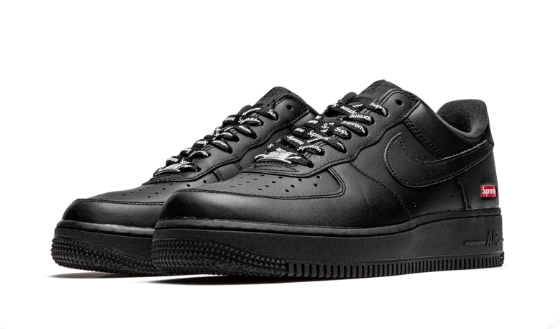 Nike Air Force 1 Low Supreme 'Mini Box Logo' Black