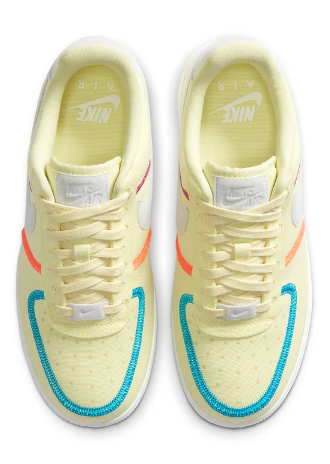 (WMNS) Nike Air Force 1 '07 Low LX 'Stitched Canvas - Life Lime'
