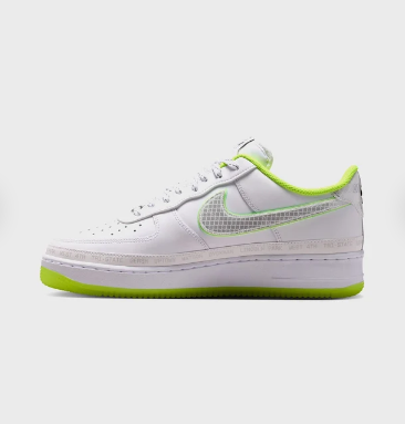 Nike Air Force 1 '07 'White/White/Barely Volt/Black'
