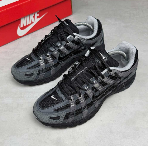 Nike P-6000 Suede 'Anthracite/Black/Chrome/Metallic Silver'